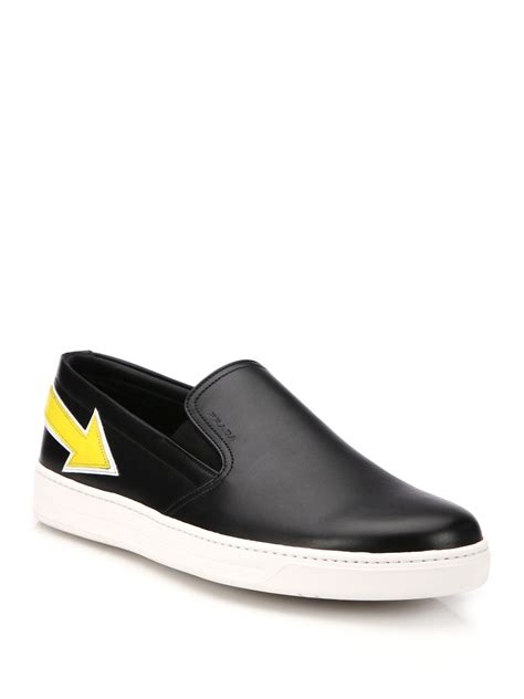 prada next light low-top sneaker black|prada slip on sneakers sale.